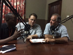 James and I joined Pastor Onesimus on his weekly radio broadcast.