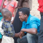 Paul with children